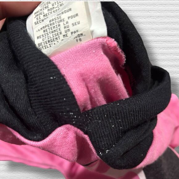 Vintage 80s 90s Disney Babies Minnie Mouse Pink Hooded Footie Sleeper Pajama 12M - Picture 6 of 9